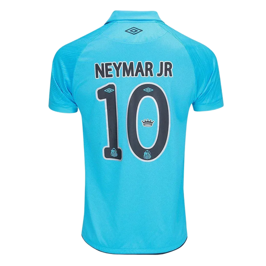 Camisa Santos 25/26 N. 10 Neymar Jr. Edição Especial Umbro Masculina - Azul+Preto