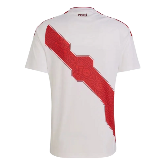 Camisa Peru 2026 Branca/Vermelha